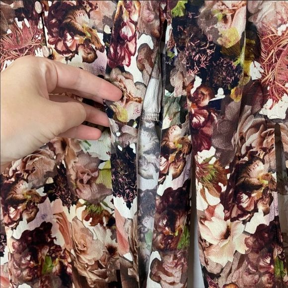 & OTHER STORIES Floral Long Sleeve Mini Dress - Picture 11 of 12